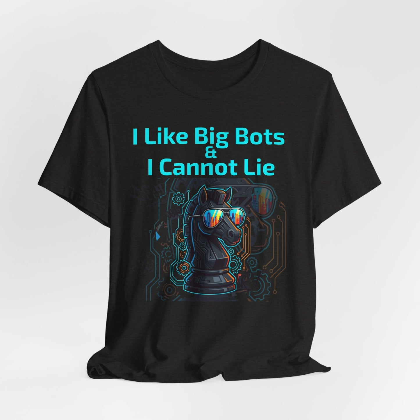 I Like Big Bots Chess T-Shirt - Funny Chess Player Gift for AI & Tech Enthusiasts